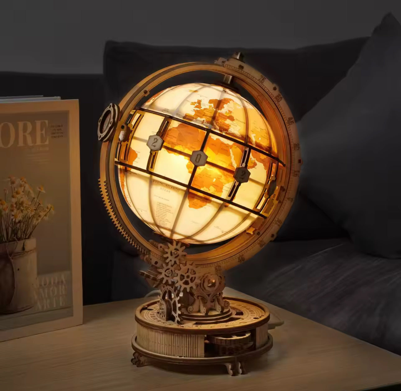 Handmade Wooden Globe | By My Dad!